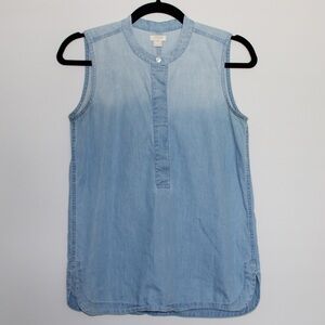 J Crew Denim Tank